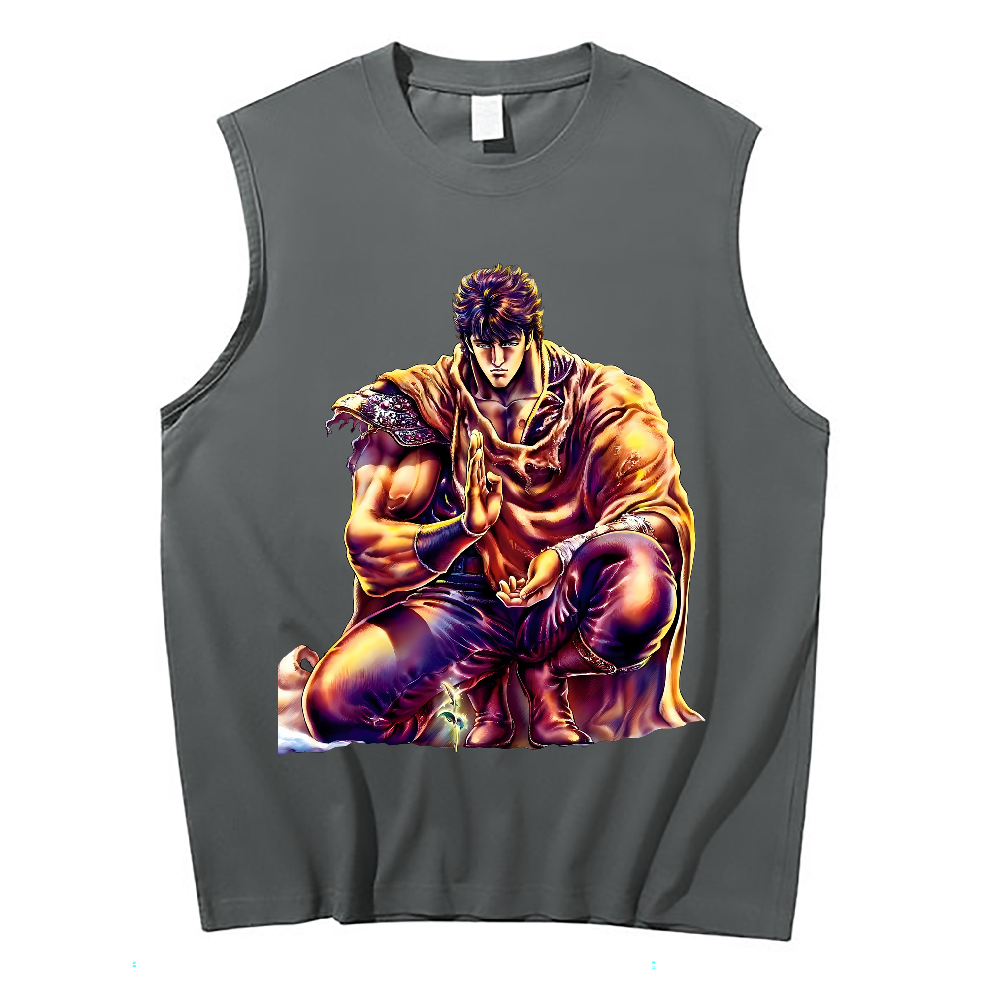 （画像用） 北斗の拳 Fist of the North Star コットン100％タンクトップ（フロントプリント）